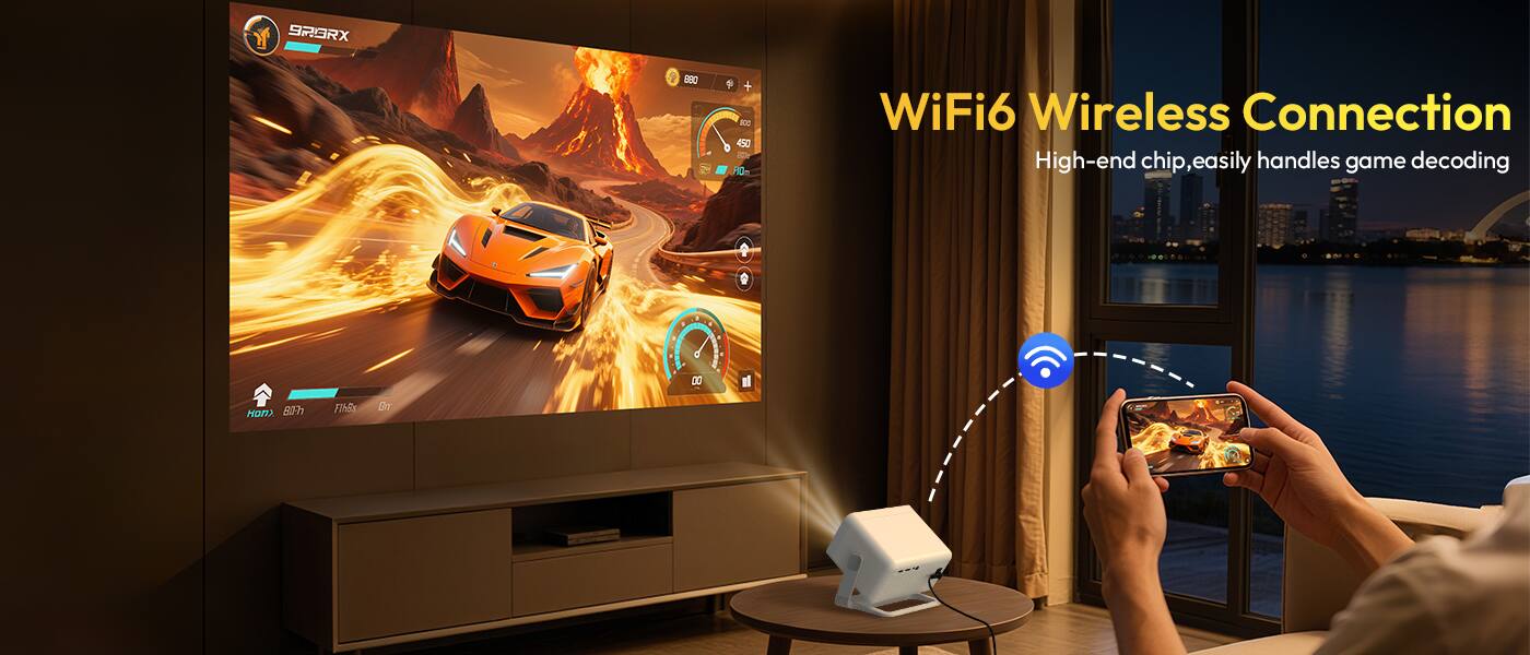 WiFi6 Wireless Connection  
High-end chip, easily handles game decoding