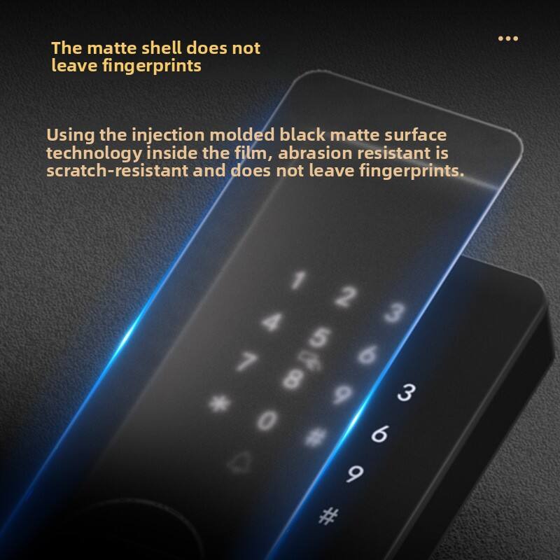 The matte shell does not leave fingerprints. Using the injection molded black matte surface technology inside the film, abrasion resistant is scratch-resistant and does not leave fingerprints.