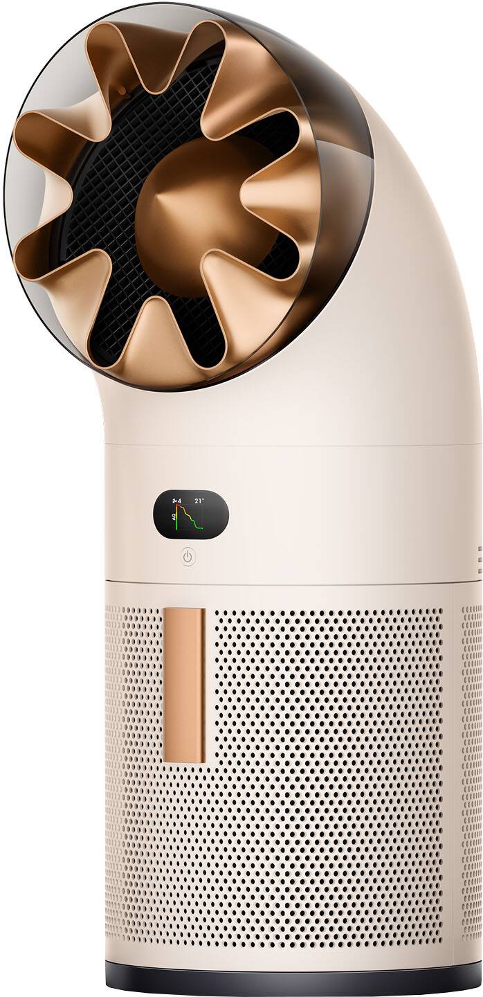 Front. Dyson - Hushjet Hot Cool Pure+ Heating Air Purifier - Stone Pink/Soft Copper.