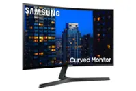 Samsung - 27" F398 Series FHD AMD FreeSync Curved Monitor (HDMI, DP) - Glossy Black - Front_Zoom