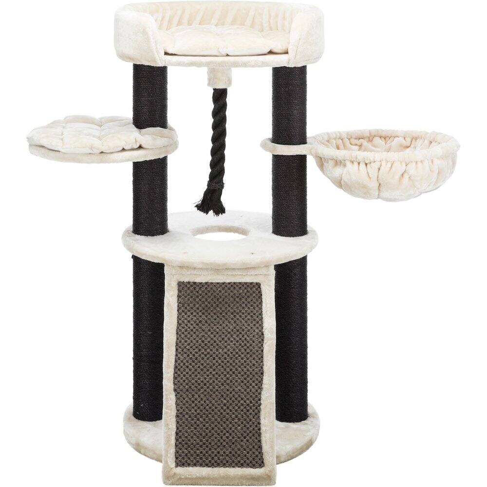 "TRIXIE - Bovina Plush & Sisal 3-Level 55.5"" Cat Tree, Scratching Posts & Hammock, Black - Cream/Black" price history on PriceWatchPro