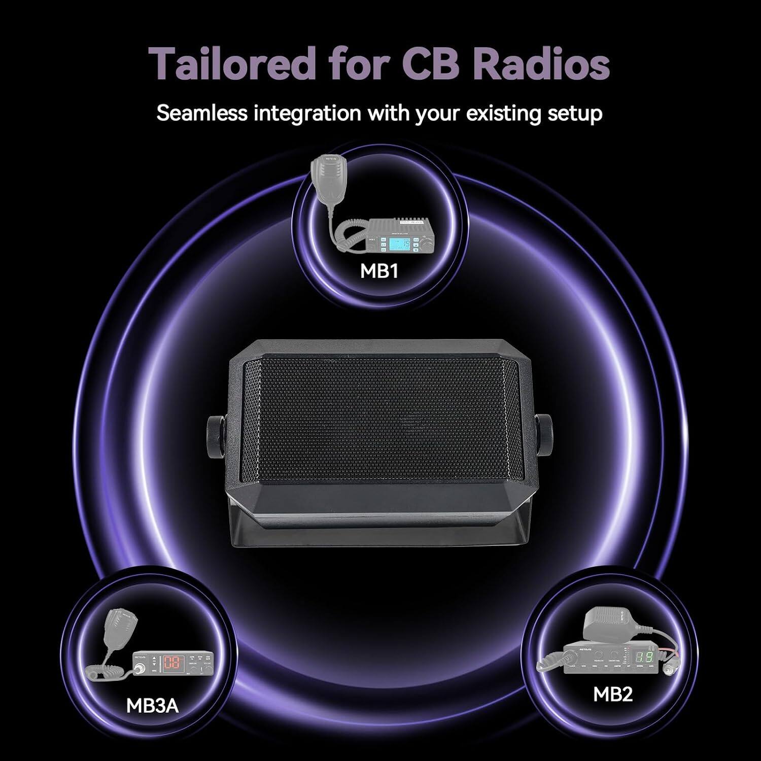 Tailored for CB Radios  
Seamless integration with your existing setup  
MB1  
MB3A  
MB2