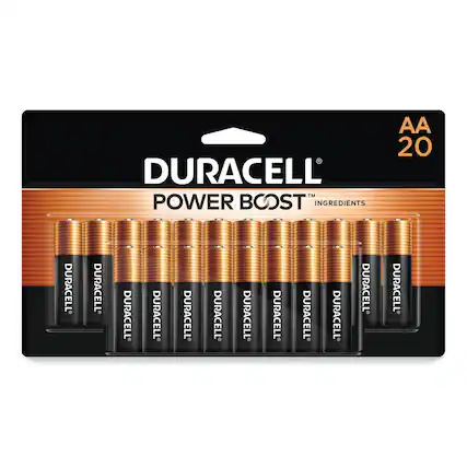DURACELL
POWER BOOST™
INGREDIENTS
AA 20