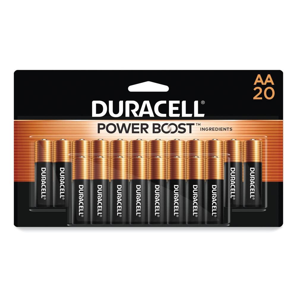 DURACELL  
POWER BOOST™  
INGREDIENTS  

AA 20