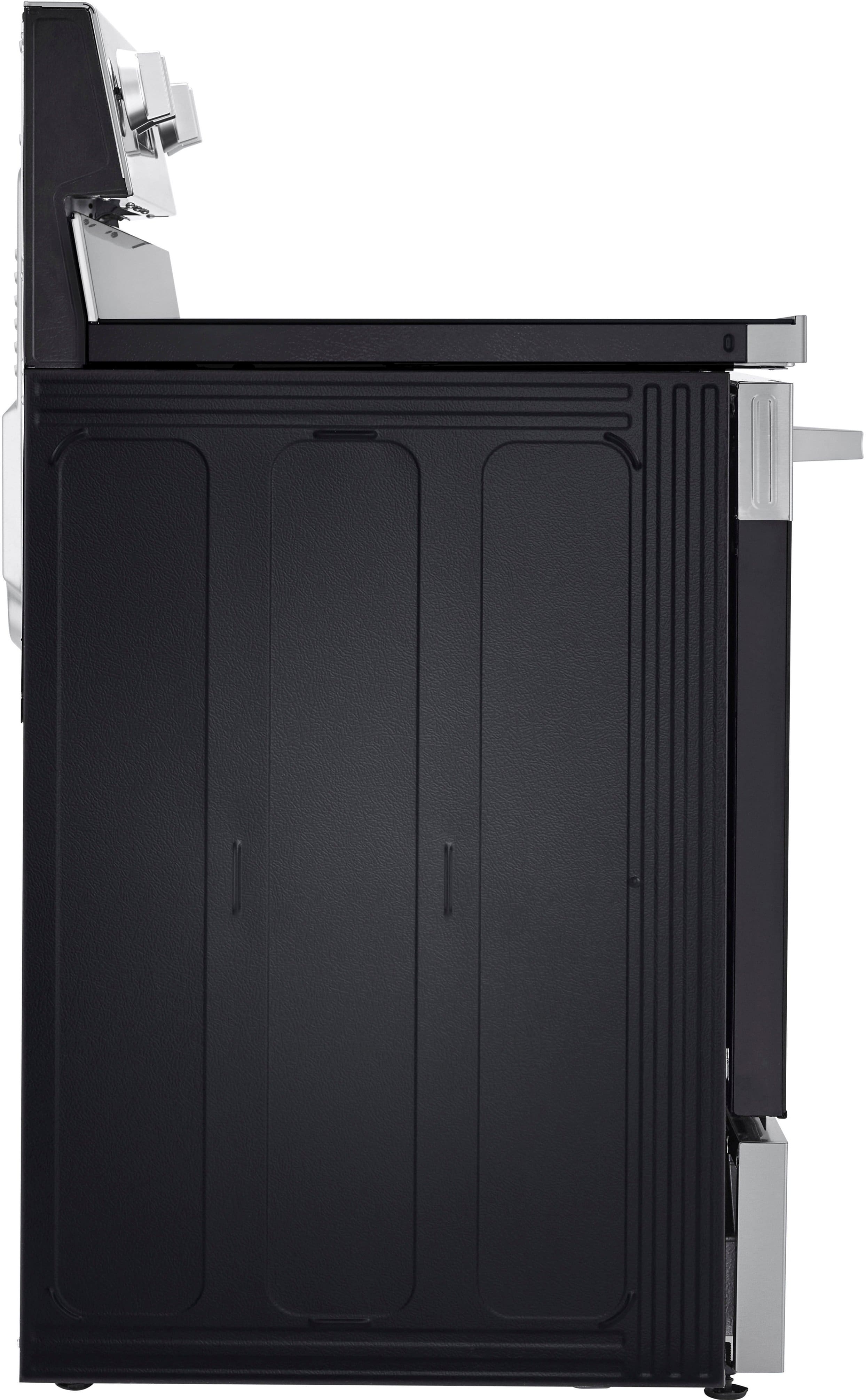 Alt View 18. LG - 6.3 Cu. Ft. Freestanding Electric True Convection Smart Range with Air Fry and UltraHeat Element - PrintProof Stainless Steel.