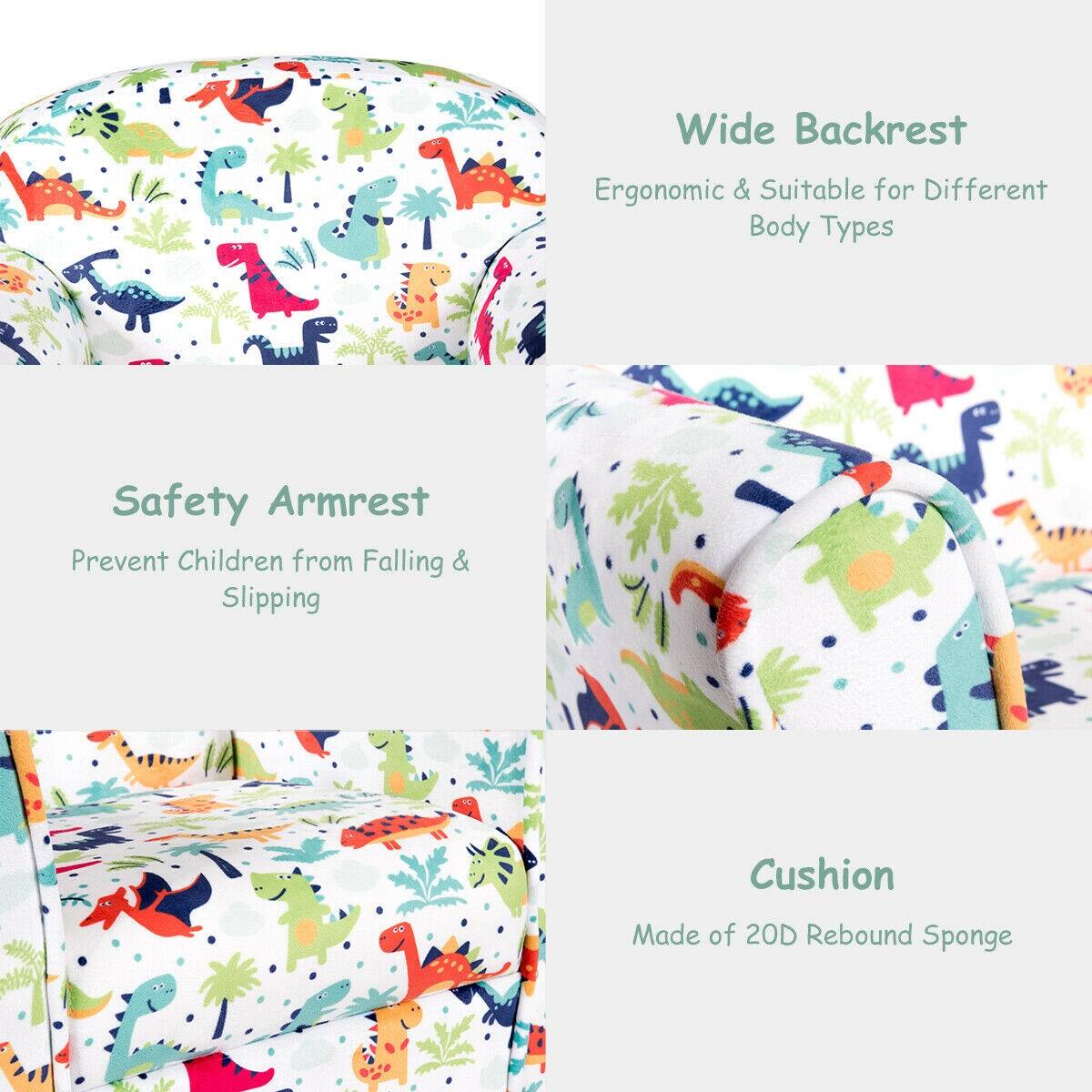 Wide Backrest: Ergonomic & Suitable for Different Body Types

Safety Armrest: Prevent Children from Falling & Slipping

Cushion: Made of 20D Rebound Sponge