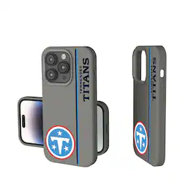 Keyscaper - NFL - Tennessee Titans iPhone Soft Touch Case - 15 - Gray
