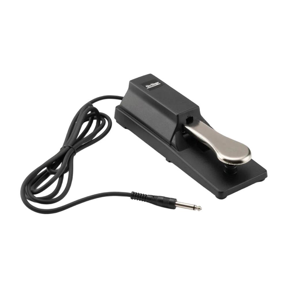 Left. On Stage Stands - On-Stage 12" x 17" WKeyboard Stand/Bench Pack with KSP100 Sustain Pedal, Black - Black.