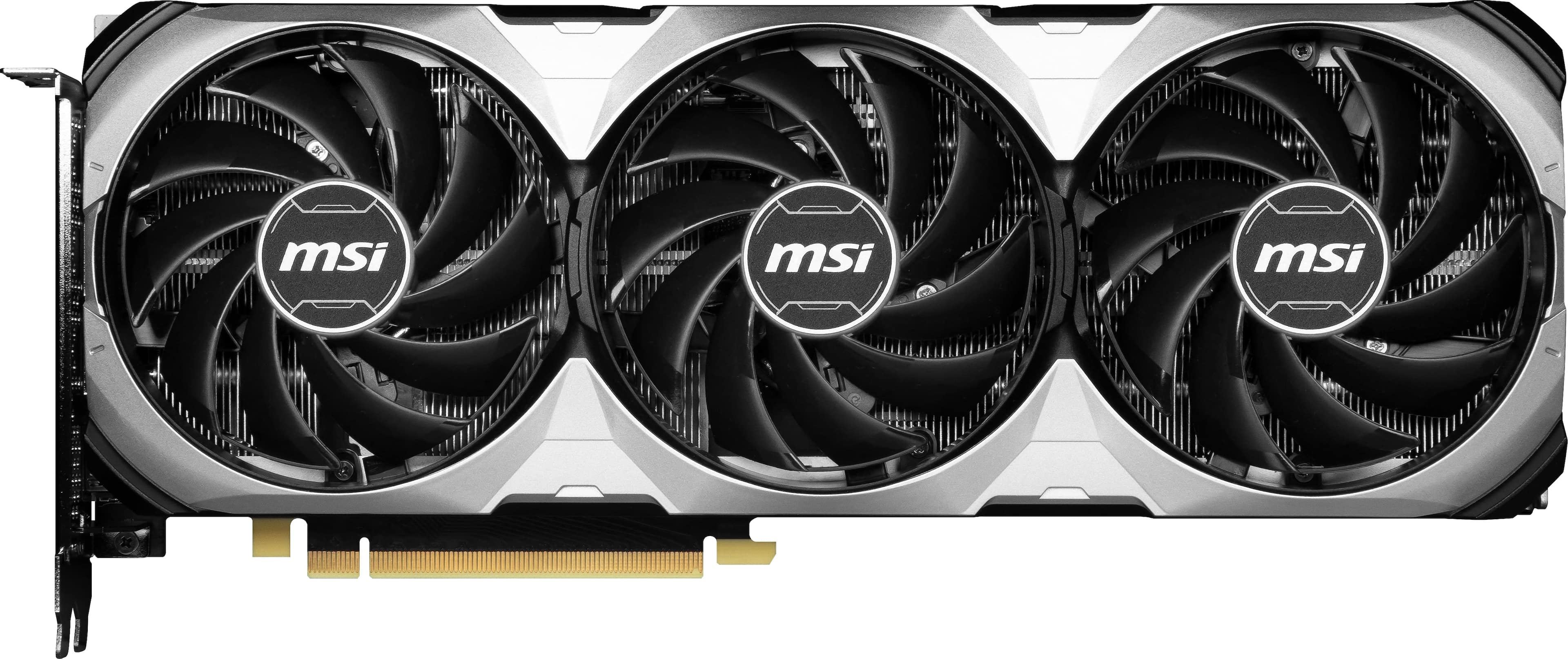 Alt View 1. MSI - NVIDIA GeForce RTX 4070 SUPER 12GB VENTUS 3X OC 12GB GDDR6X PCI Express 4.0 Graphics Card - Black.