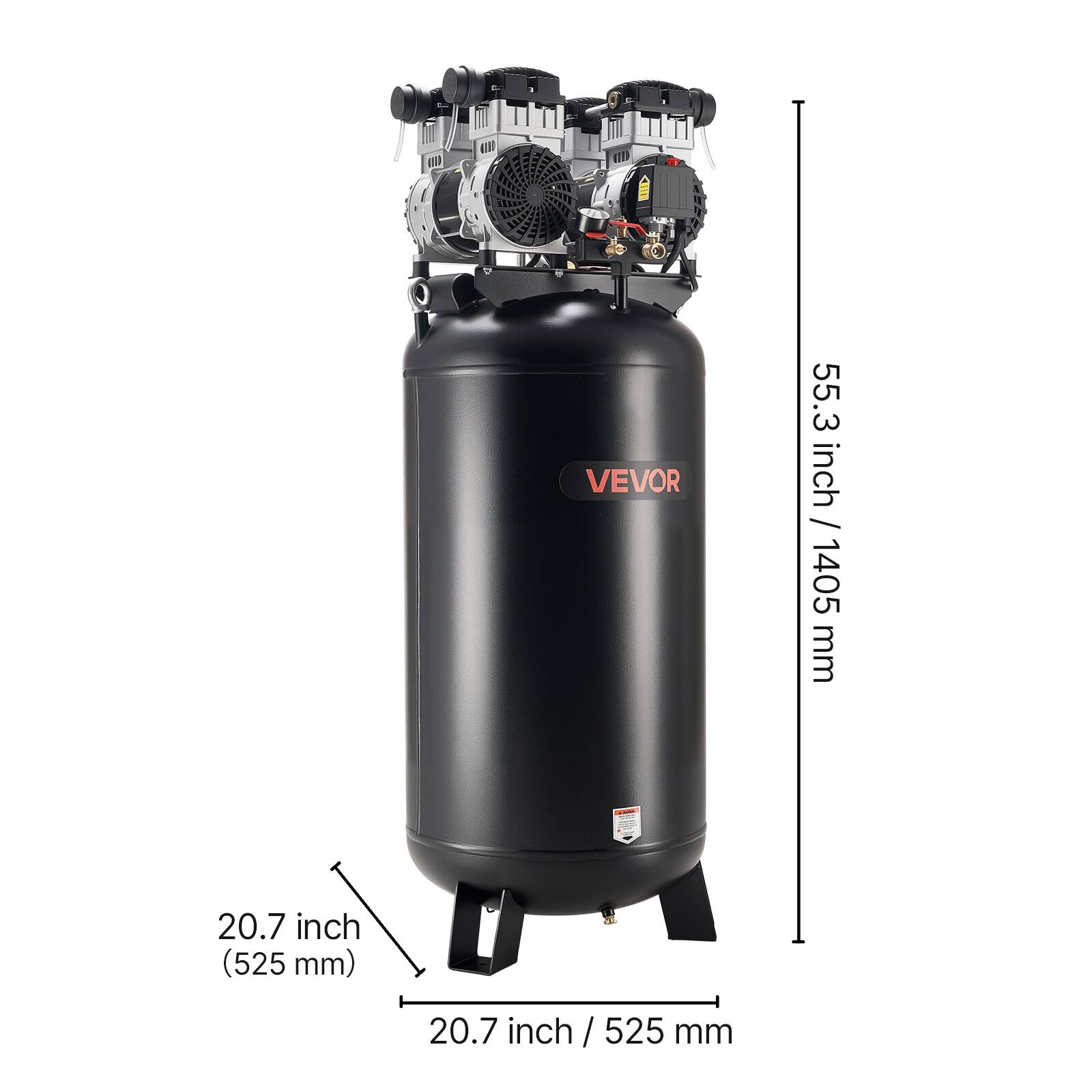 VEVOR

55.3 inch / 1405 mm

20.7 inch (525 mm)

20.7 inch / 525 mm