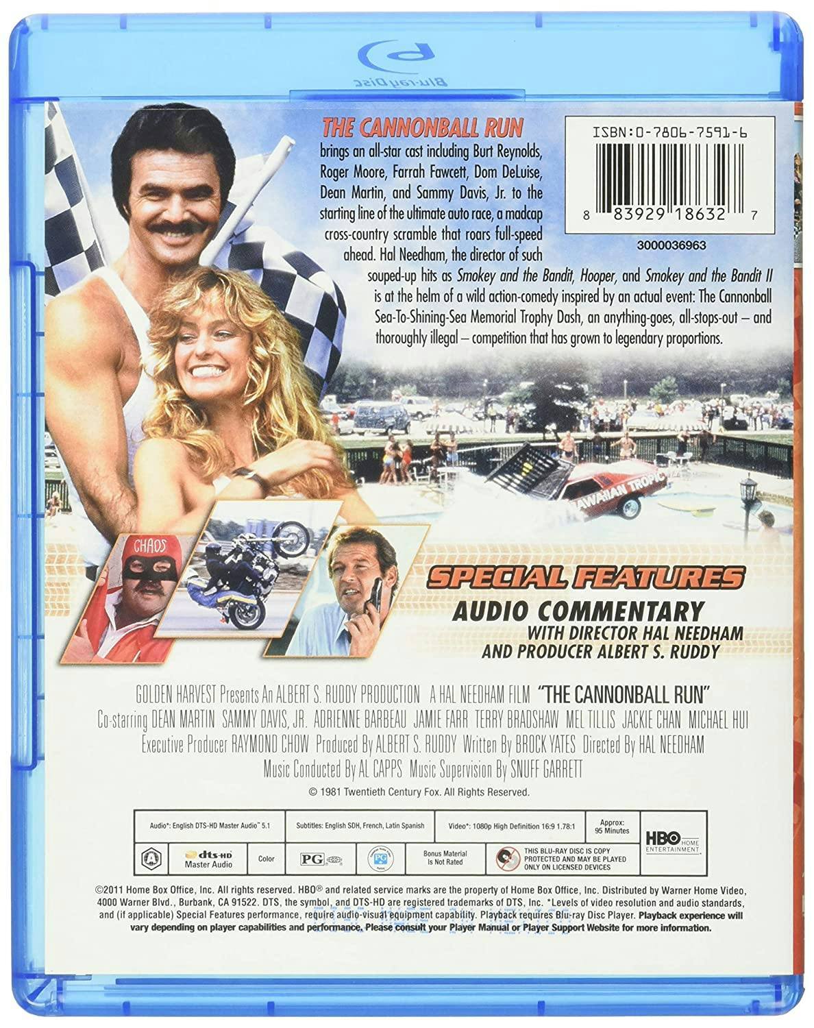 Back. The Cannonball Run [Blu-ray].
