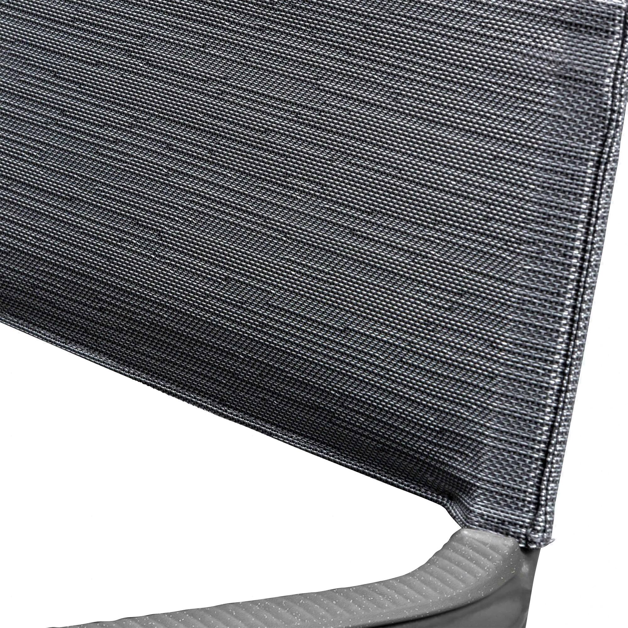 Alt View 3. Lafuma - Lafuma Batyline Duo ORON Outdoor Dining Armchair, Titanium/Obsidian (Set of 2) - Titane Frame - Obsidian, Set of 2.