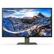 Front. Philips - 439P1 42.5" VA LCD 4K UHD Monitor with MultiView - Black.