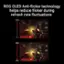 ROG OLED Anti-flicker technology helps reduce flicker during refresh rate fluctuations. 240Hz 60Hz OLED ANTI-FLICKER ON 240Hz 60Hz OLED ANTI-FLICKER OFF