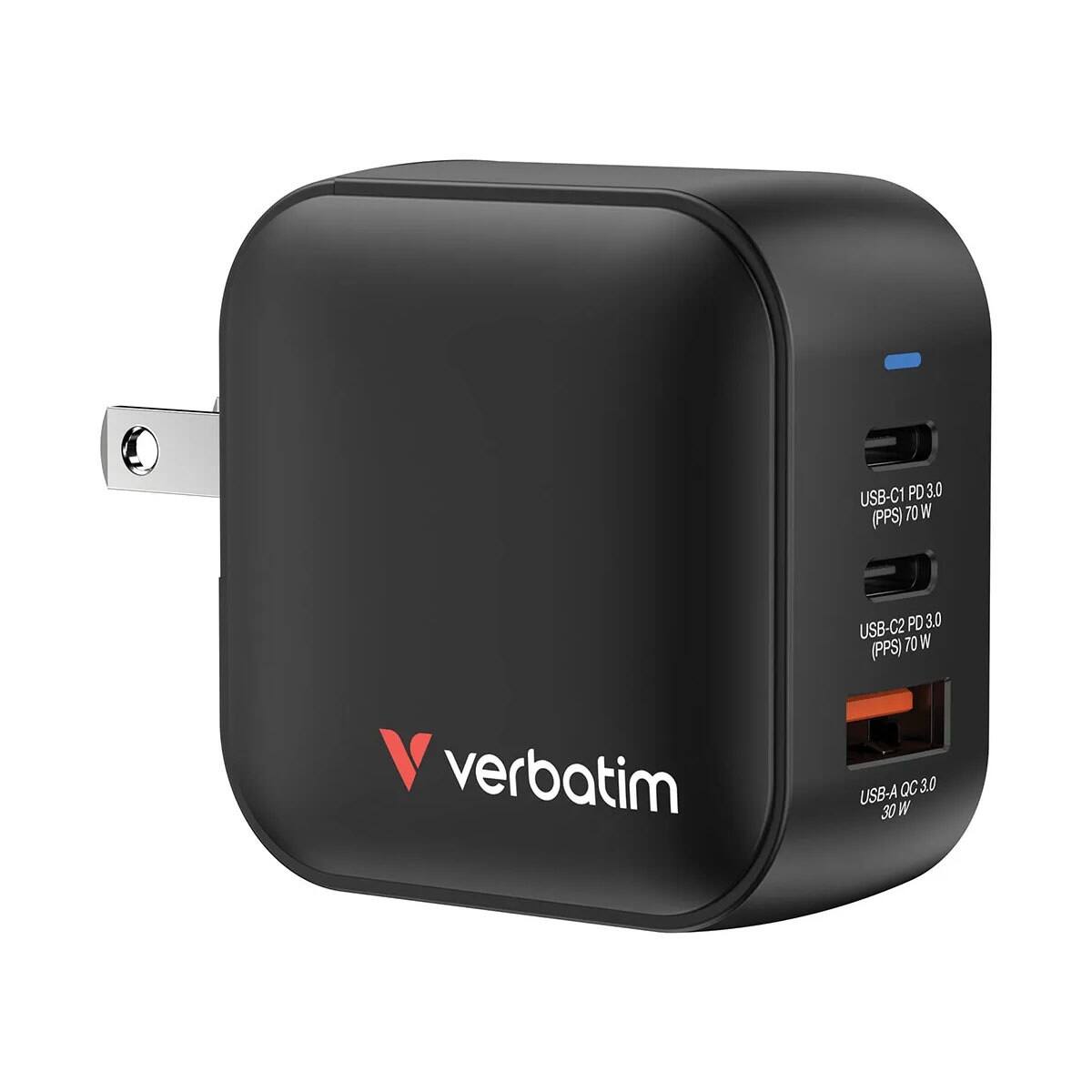 USB-C1 PD 3.0 (PPS) 70 W  
USB-C2 PD 3.0 (PPS) 70 W  
USB-A QC 3.0 30 W