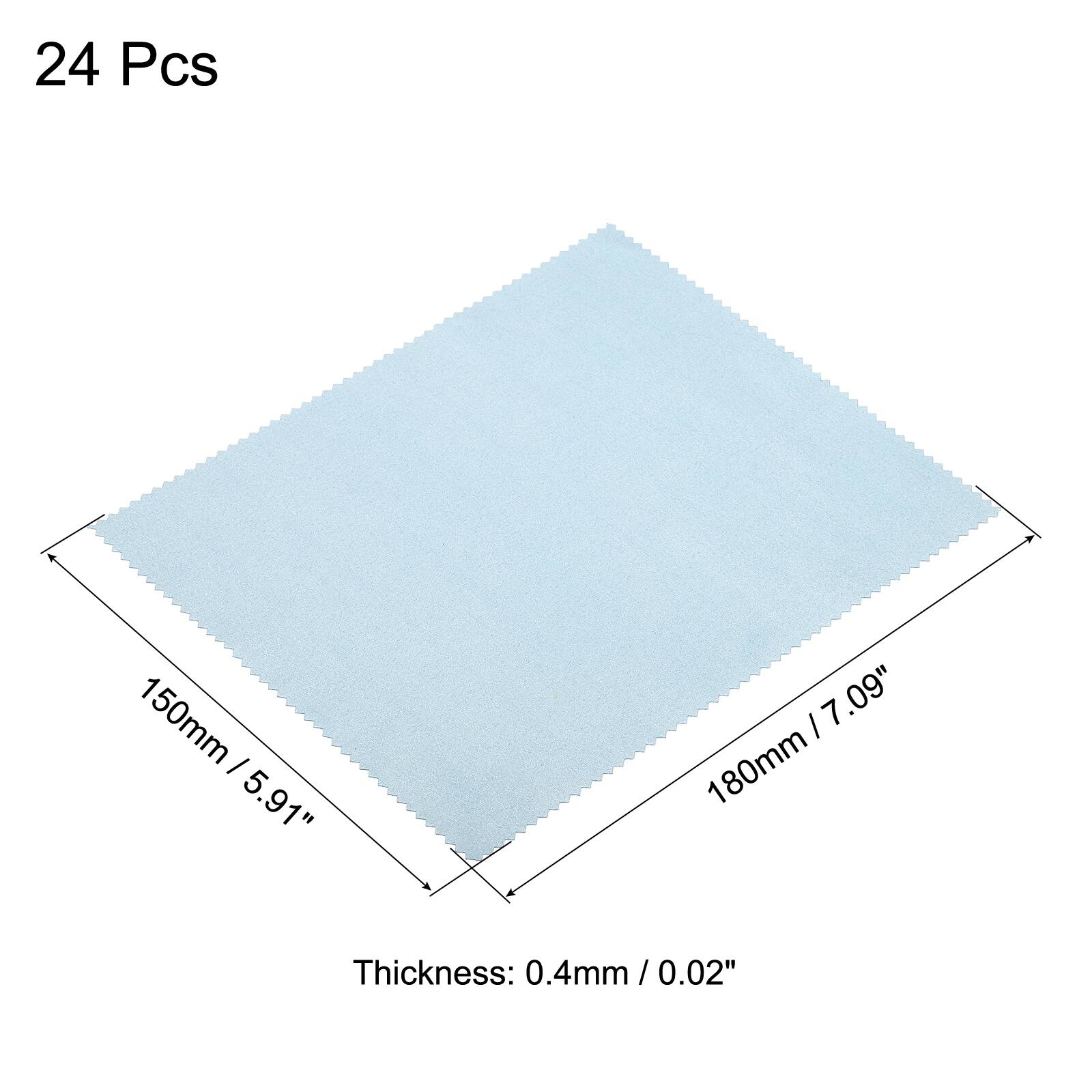24 Pcs  
150mm / 5.91"  
180mm / 7.09"  
Thickness: 0.4mm / 0.02"