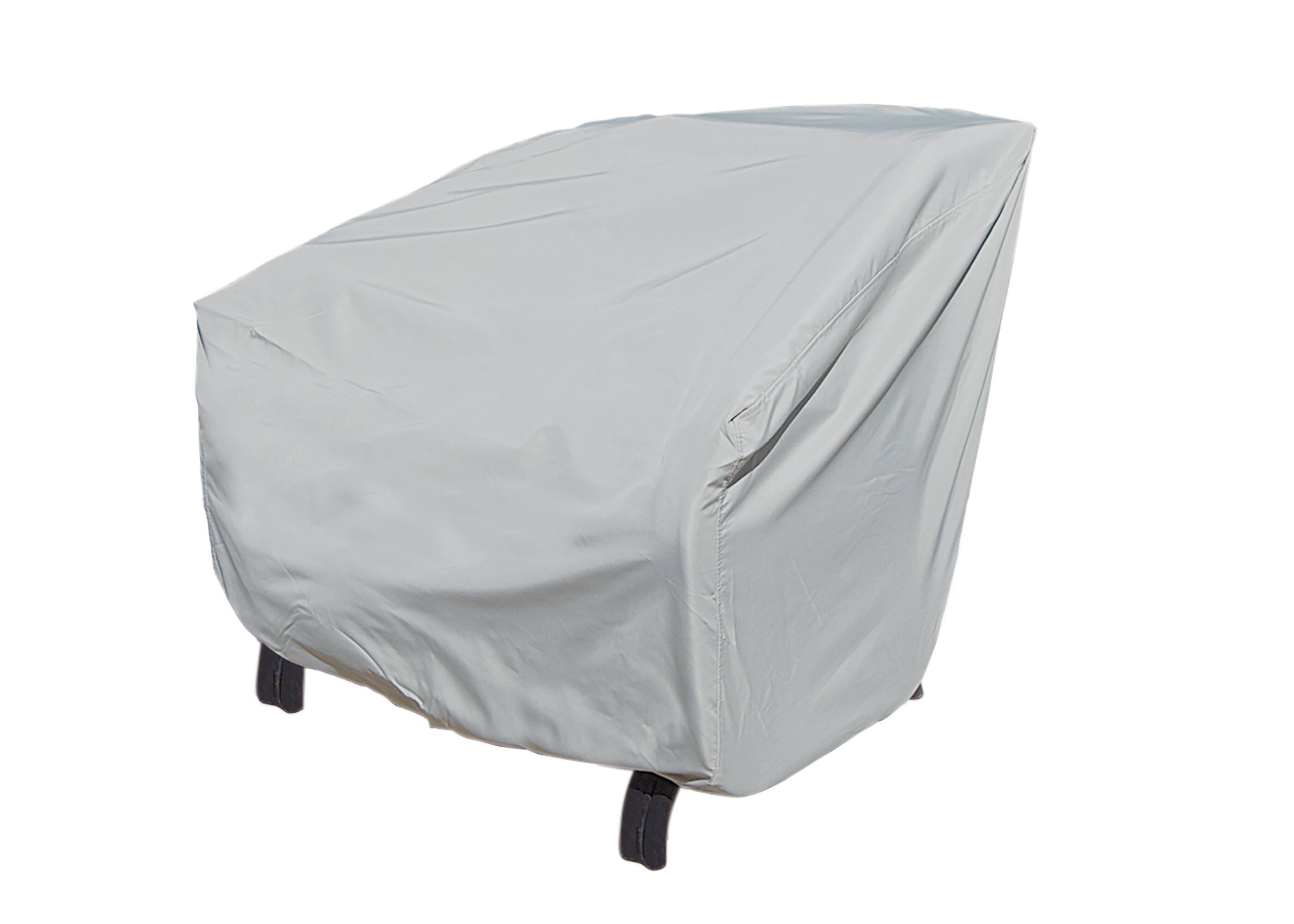 Mondawe - 43"W x 42"D x 43"H Outdoor Furniture Protective Cover Fits X-Large Club/Lounge Chair - Gray