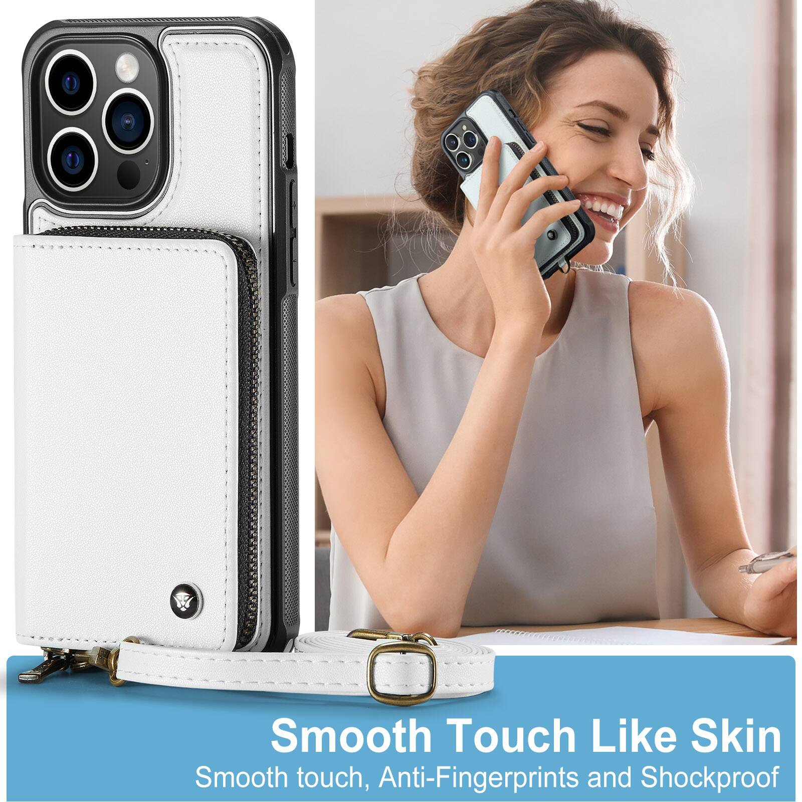 Smooth Touch Like Skin  
Smooth touch, Anti-Fingerprints and Shockproof