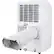 Alt View 6. Hisense - 7000-BTU DOE (115-Volt) Vented Wi-Fi Portable Air Conditioner (Refurbished) AP0722CW1W - White.