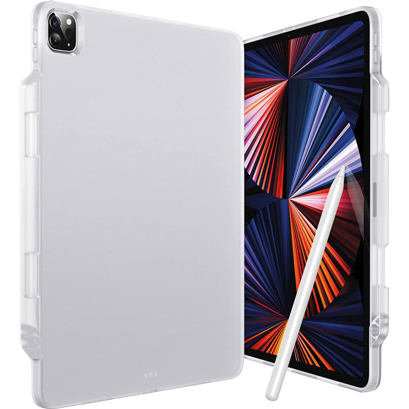 Alt View 15. SaharaCase - Hybrid Flex Series Case for Apple iPad Pro 12.9 (4th, 5th, and 6th Gen 2020-2022) - Clear.