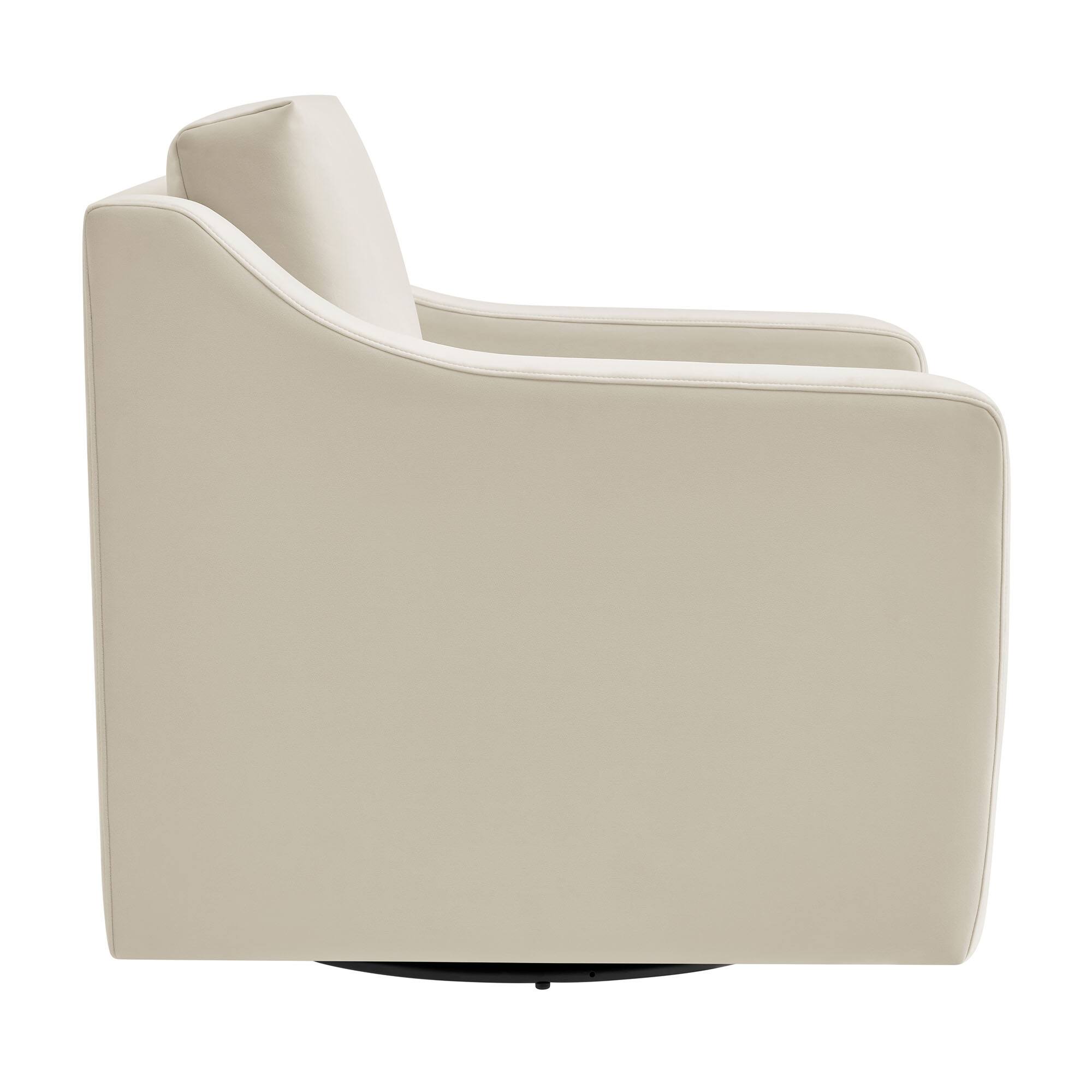 Back. Modway - Liora Performance Velvet Armchair by Modway - White.