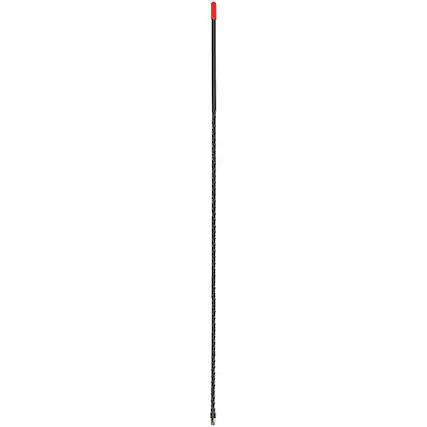 Front. Tram - Tram 4-B-HC 1,500-Watt 26-MHz to 29-MHz Fiberglass Whip CB AM/FM/SSB Antenna (4 Ft.; Black) - Black.