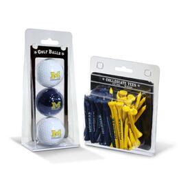 Team Golf - Michigan Wolverines 3-Golf Ball & 50-Golf Tee Set - Multicolor