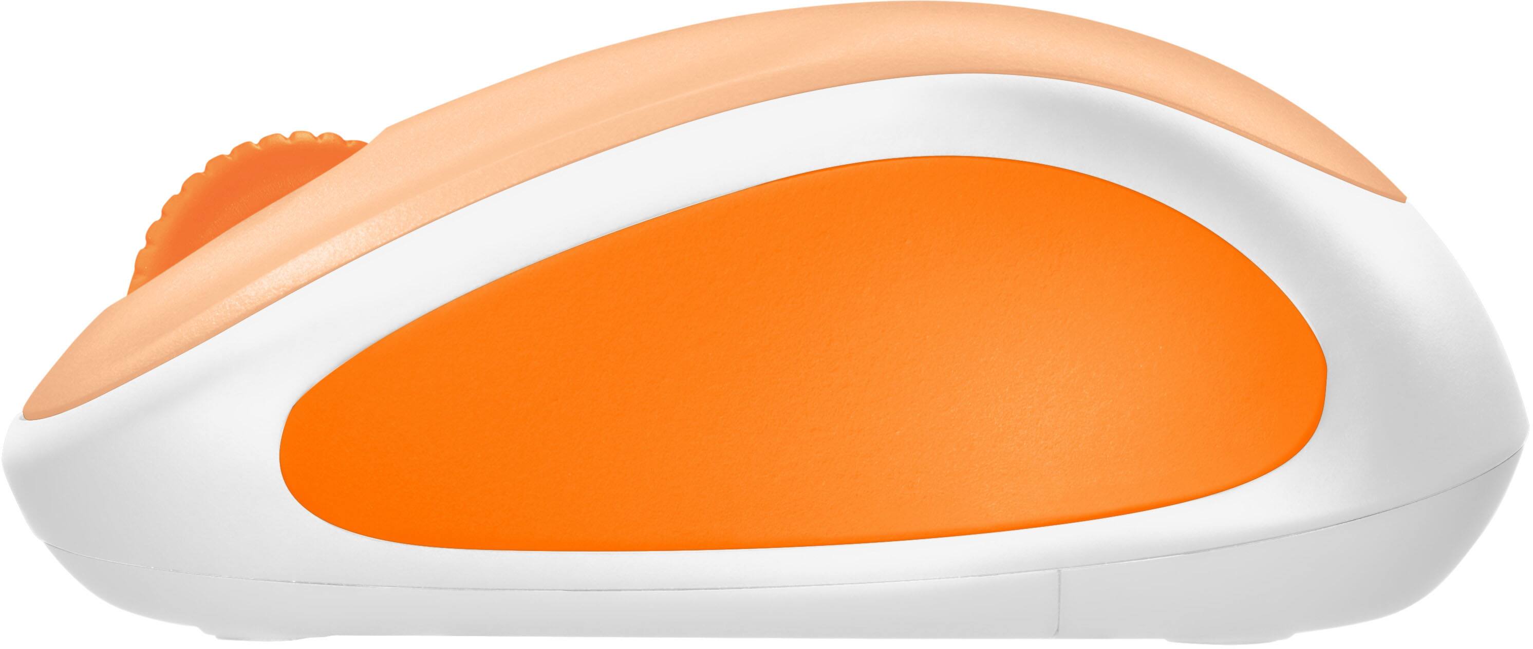 Alt View 2. Logitech - Design Mouse Limited Edition Wireless Optical 3-button Mouse with Broad Compatibility - Light Orange.