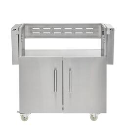 Coyote Outdoor Living - cart For 34" C-Series Grill - Stainless Steel