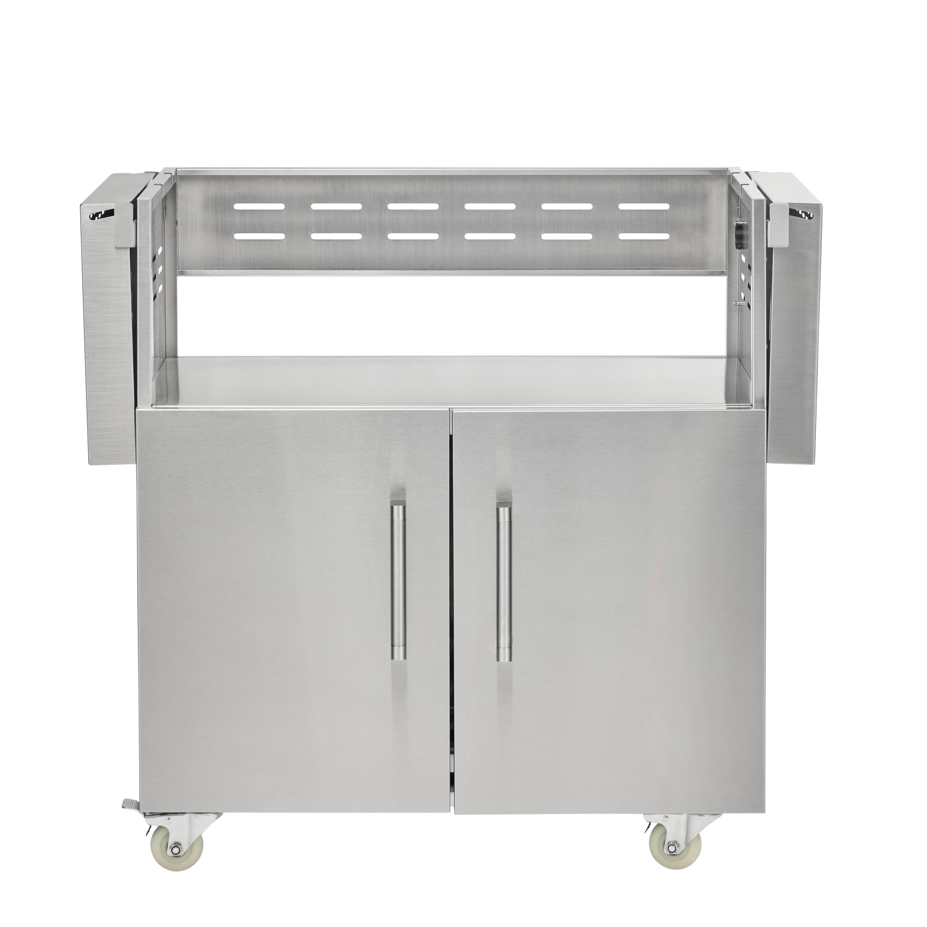 Front. Coyote Outdoor Living - Coyote Outdoor Living cart For 34" C-Series Grill - Stainless Steel.