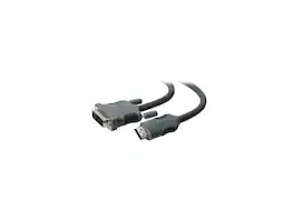Belkin - F2E8242B03 3 ft. Black 1 x HDMI Male to 1 x DVI Male HDMI to DVI Cable Male to Male