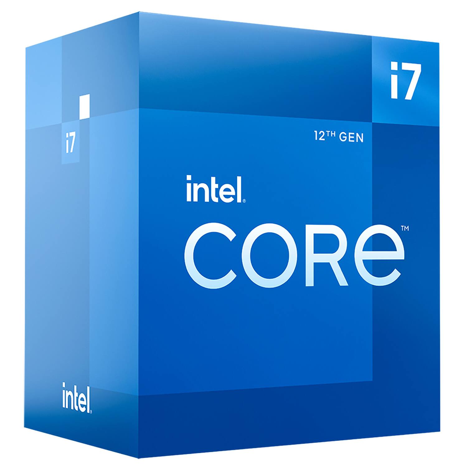 Alt View 1. Intel - Core i7-12700 12th Generation - 12 Core - 20 Thread - 1.6 to 4.9 GHz - LGA1700 - Desktop Processor.