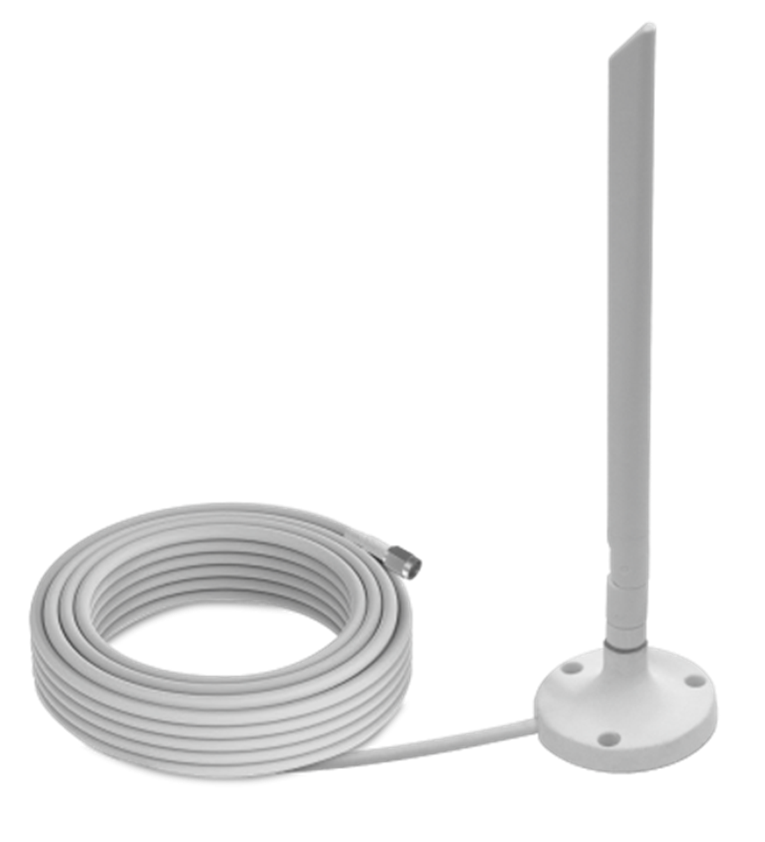 Front. Swann - MaxRanger4K™ Long-Range Antenna - White.