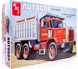 PopMarket - AMT Autocar Dump Truck 1/25 Scale Model Kit - COLLECTIBLES - Multicolor