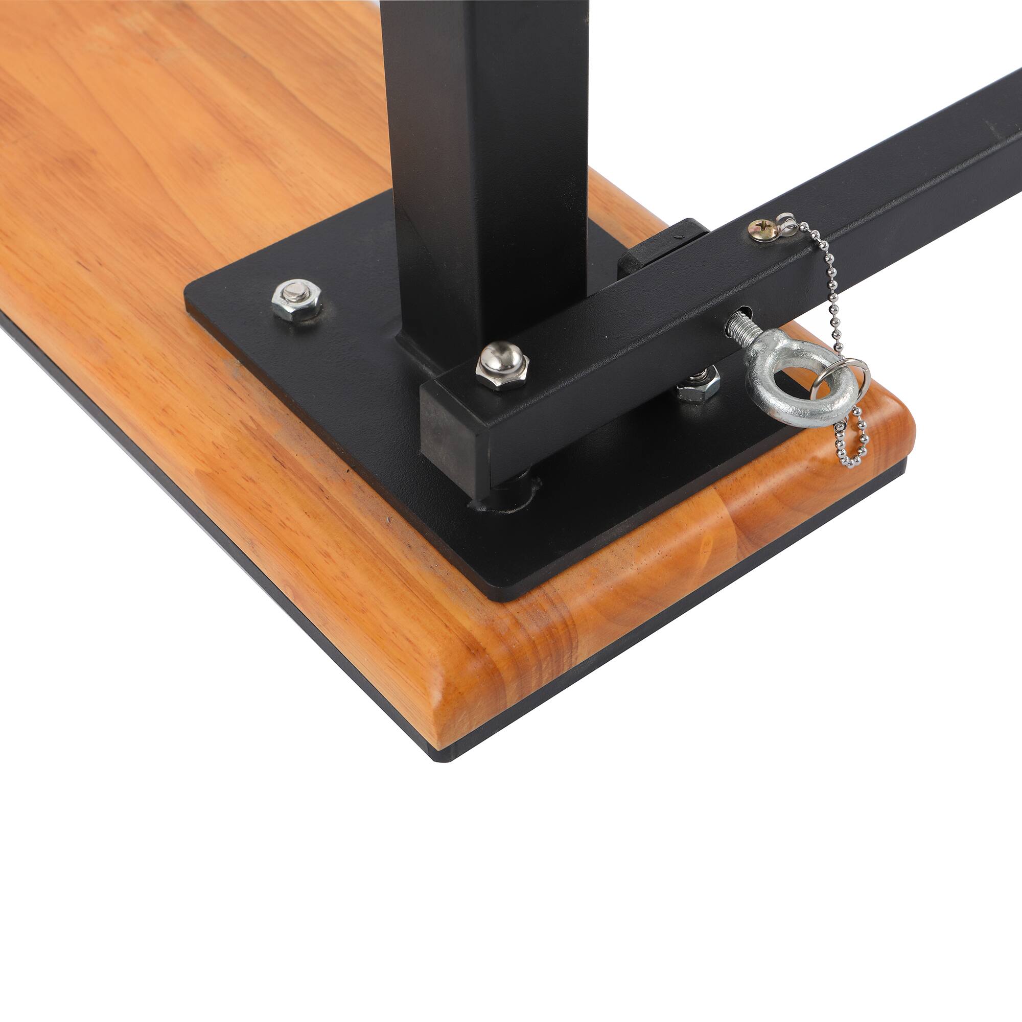 Alt View 4. Viva Comfort - 350 lbs. Capacity 7 ft. Heavy-Duty Steel Foldable Parallel Bars for Physical Therapy - Matte Black.