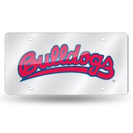 Rico Industries - Fresno State Bulldogs Mirrored Laser Cut License Plate Laser Tag - Multi