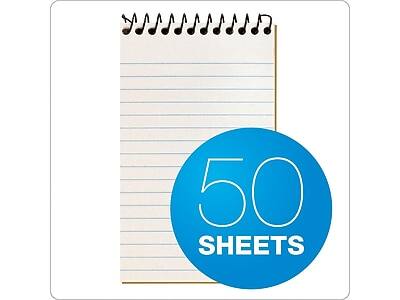 Alt View 2. TOPS - Second Nature Memo Pad, 3" x 5", Narrow Ruled, 50 Sheets/Pad - White.