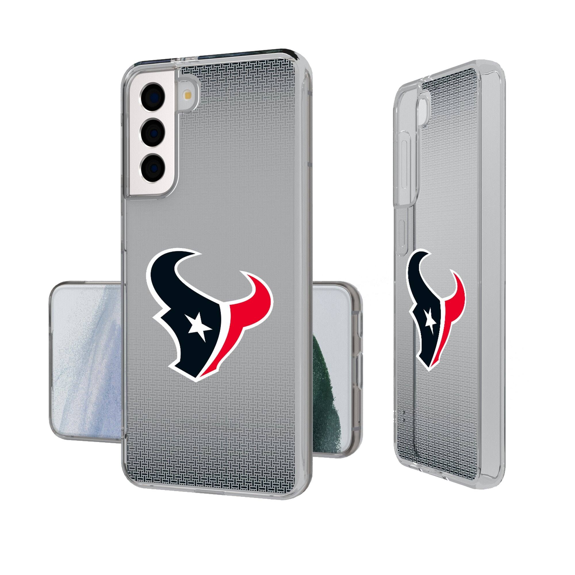 Front. Keyscaper - Linen Logo Galaxy Clear Case - S25 - Multicolor.