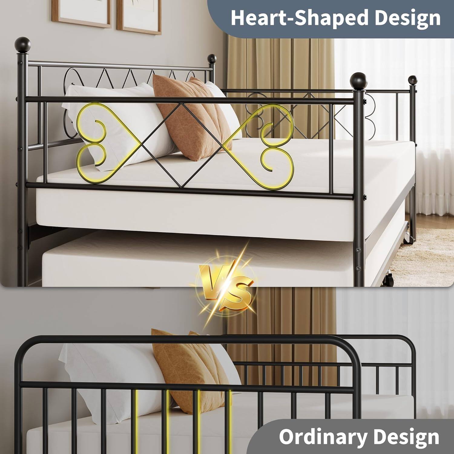 Heart-Shaped Design vs Ordinary Design