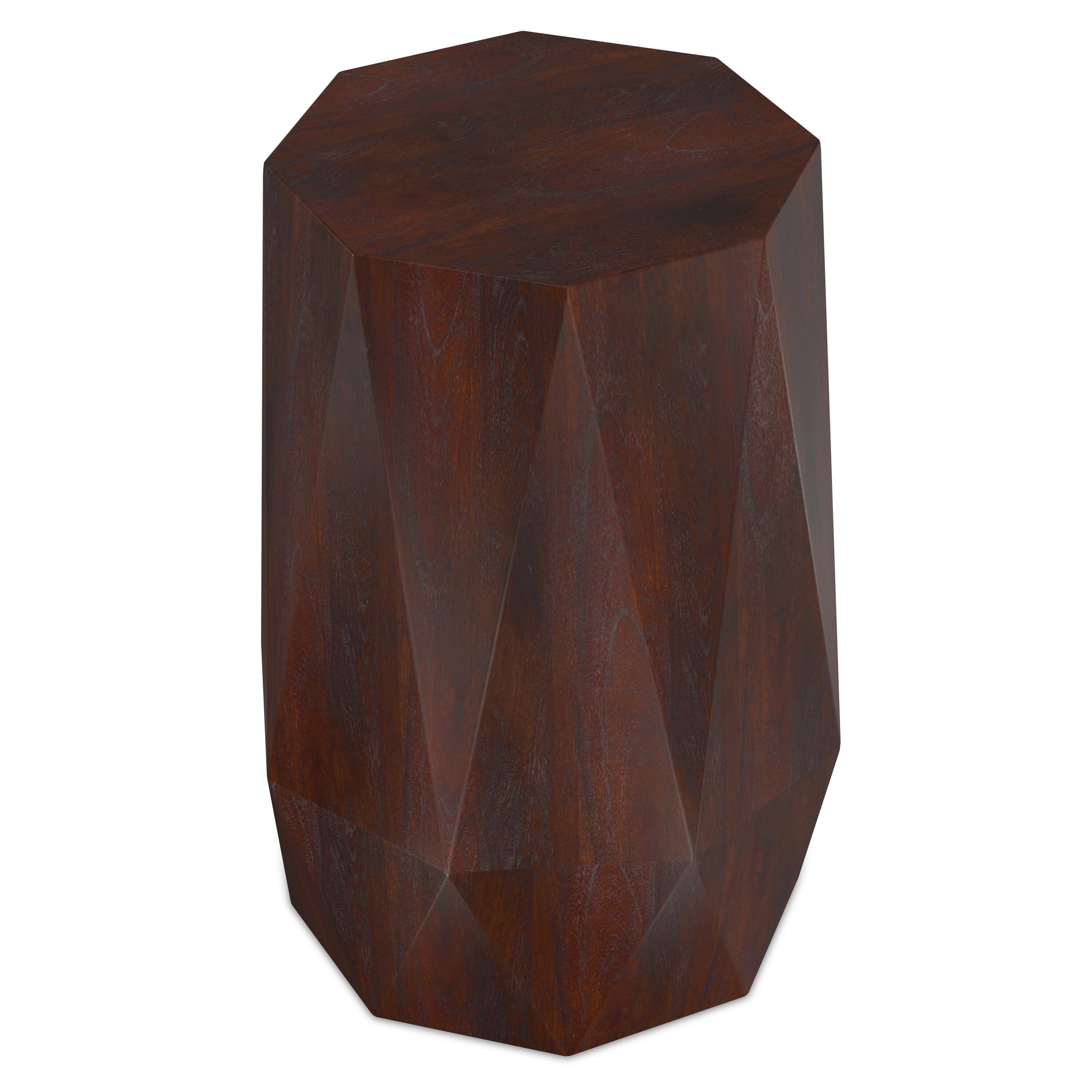 Alt View 2. Simpli Home - Kurt 15 inch Wide Solid Acacia Wood Side Table in Walnut Brown - Walnut Brown.
