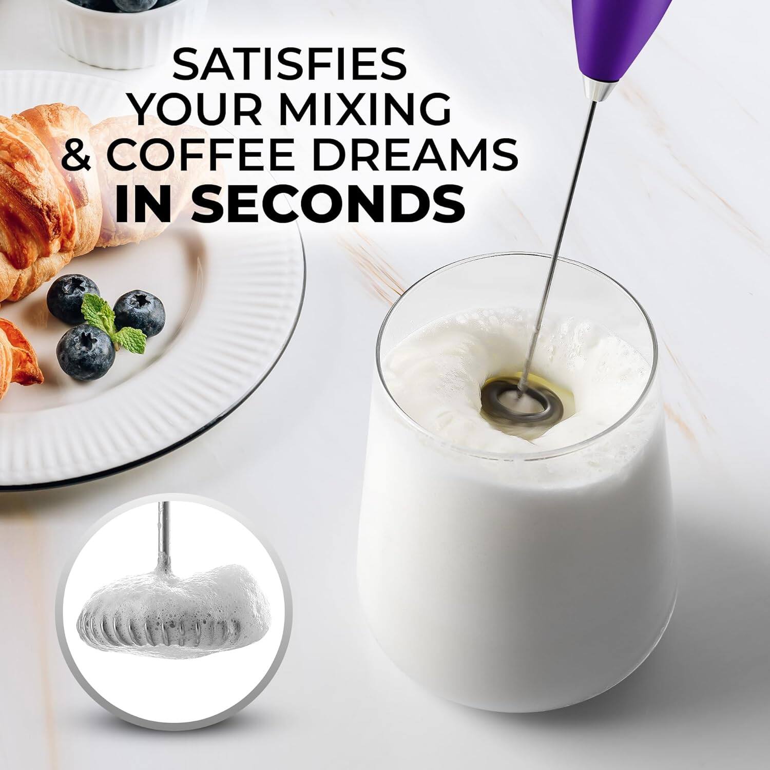 SATISFIES YOUR MIXING & COFFEE DREAMS IN SECONDS