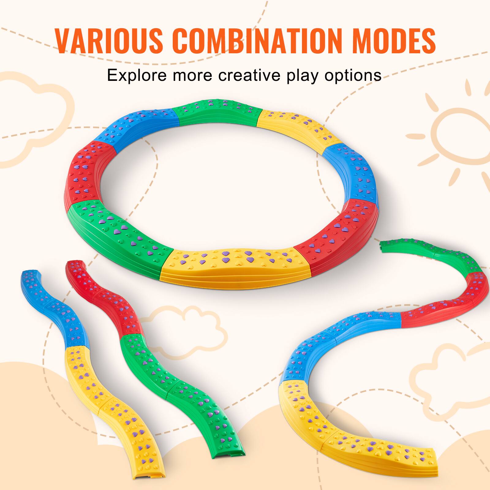 VARIOUS COMBINATION MODES  
Explore more creative play options