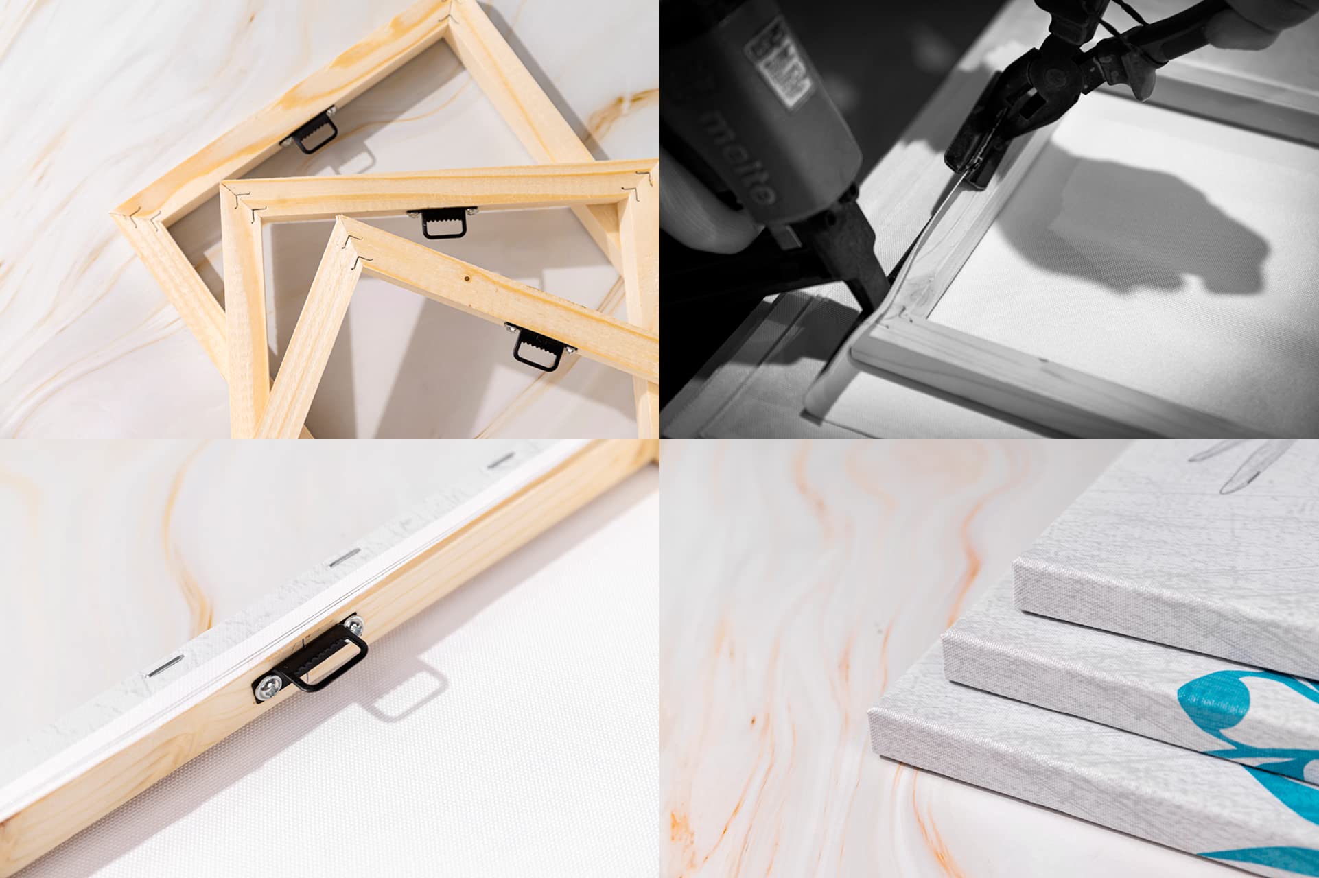 Alt View 5. Hirose Alice - Visual Art Decor Abstract Geometric Circle Canvas Wall Art Rustic Burgundy Red Prints Artwork for Living Room - Red.