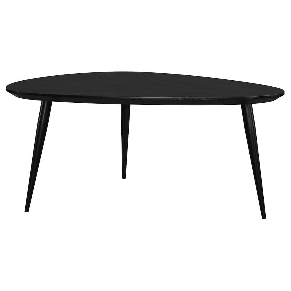 Coaster Co. of America - Odessa Triangular Solid Wood Coffee Table - Black