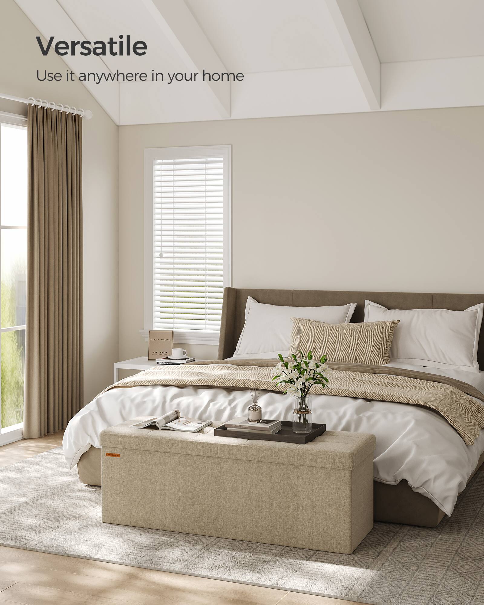 Versatile  
Use it anywhere in your home