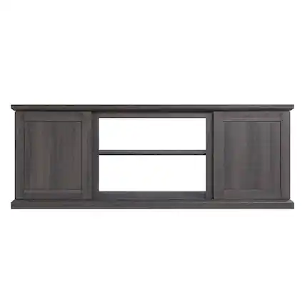 Front. Manhattan Comfort - Franklin Modern Farmhouse 60" TV Stand in Brown - Brown.