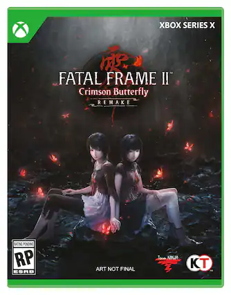XBOX SERIES X
FATAL FRAME II
Crimson Butterfly
REMAKE
RATING PENDING
RP
ESRB
ART NOT FINAL
Team NINJA
KT
X - RP (Rating Pending)