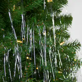 Northlight - Christmas Tinsel Icicle Strands - 18" - 1000ct - Silver