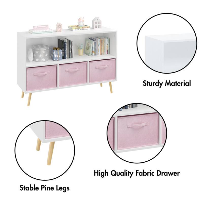 L MEZIAA - MAUS  
Sturdy Material  
Stable Pine Legs  
High Quality Fabric Drawer