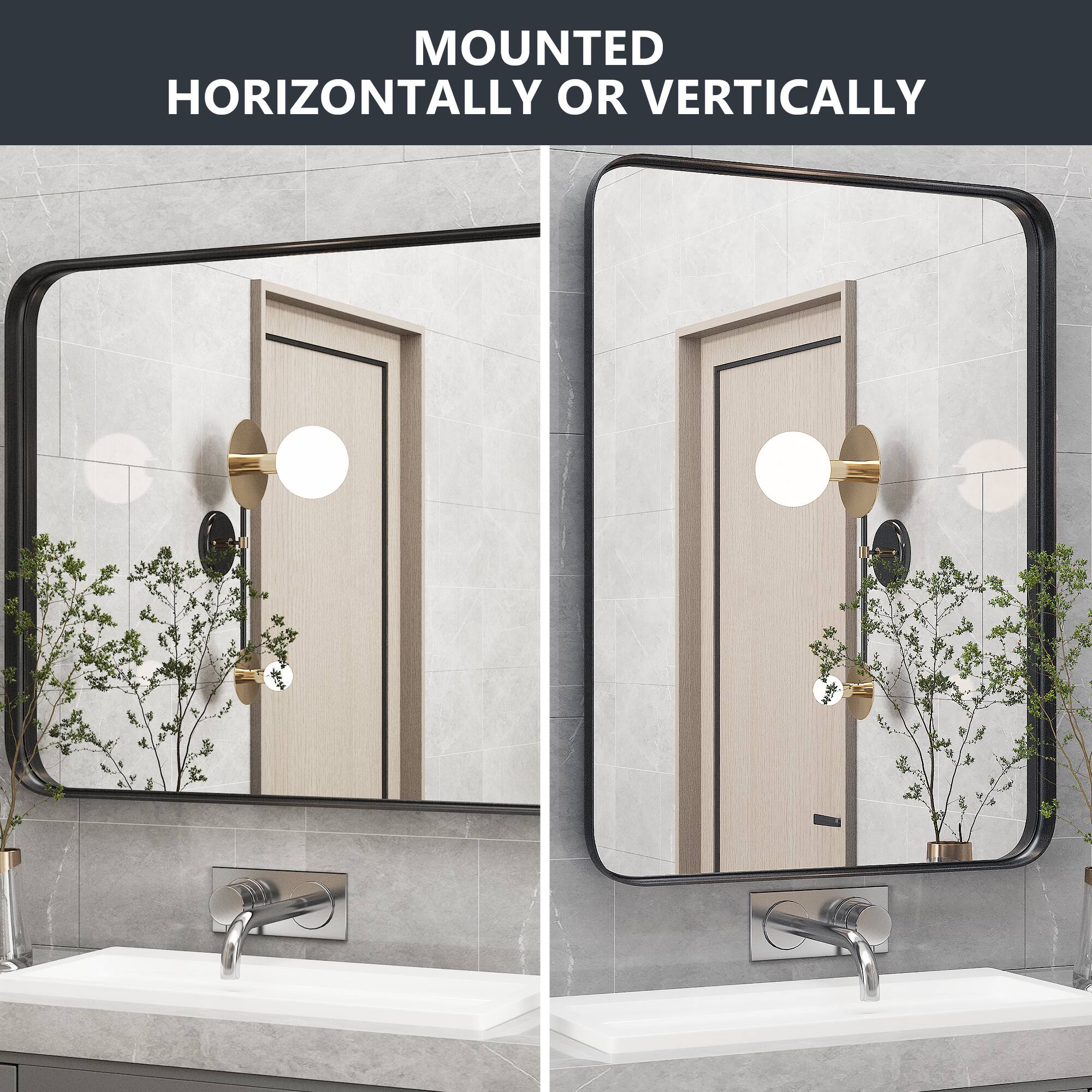 MOUNTED HORIZONTALLY OR VERTICALLY